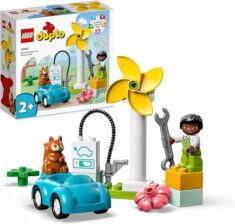 LEGO 10985 DUPLO Town Windrad und Elektroauto