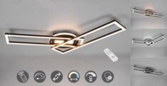TRIO Leuchten LED Deckenleuchte Twister