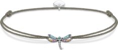 Thomas Sabo Damen Armband Little Secret Libelle bunt 925 Sterling Silber