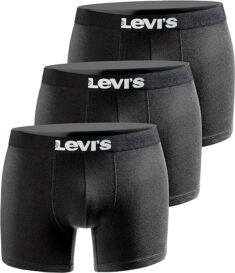 Levi’s Herren Boxershort Print Limited Black Edition 3er Pack