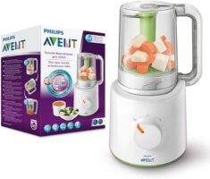 Philips Avent 2-in-1 Babynahrungszubereiter SCF870:20- Dampfgaren und Mixen
