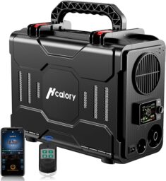 HCALORY 12V mobile Diesel Luftheizung, 5KW, Bluetooth APP