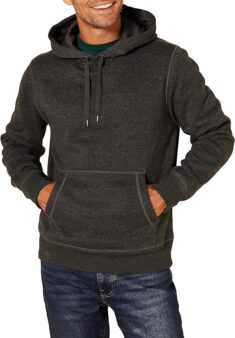 Herren Fleece Sweatshirt mit Kapuze