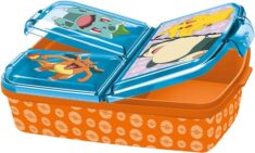Pokémon Brotdose für Kinder mit 3 Fächern