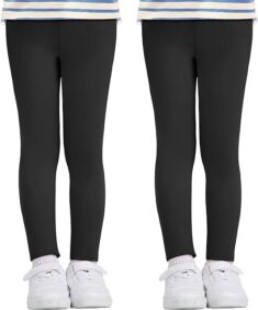 AMIYOYO Mädchen Leggings im 2er Pack