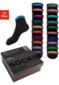 H.I.S Kurzsocken (Box, 20-Paar) in praktischer Geschenkbox
