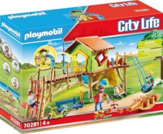 PLAYMOBIL City Life 70281 Abenteuerspielplatz mit Kletterwand