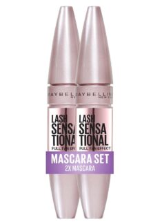 2er-Set Maybelline New York Schwarze Mascara Lash Sensational