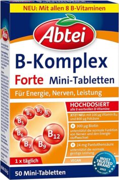 Abtei Vitamin B Komplex Forte, 50 Mini-Tabletten