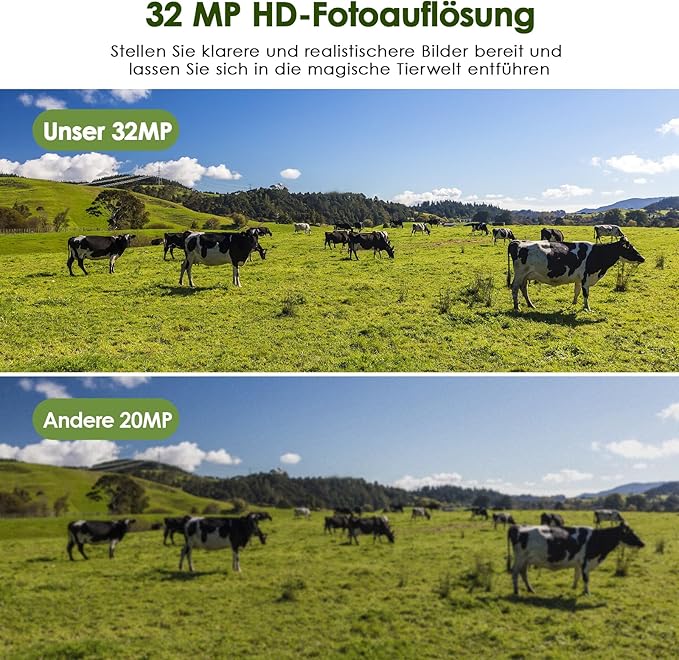 Jetzt die MAXDONE Wildkamera für nur 54,39€ sichern! 8 Hochwertige Fotos