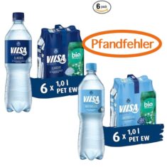 VILSA Mineralwasser kaufen – Pfandfehler Angebot für 2,40€