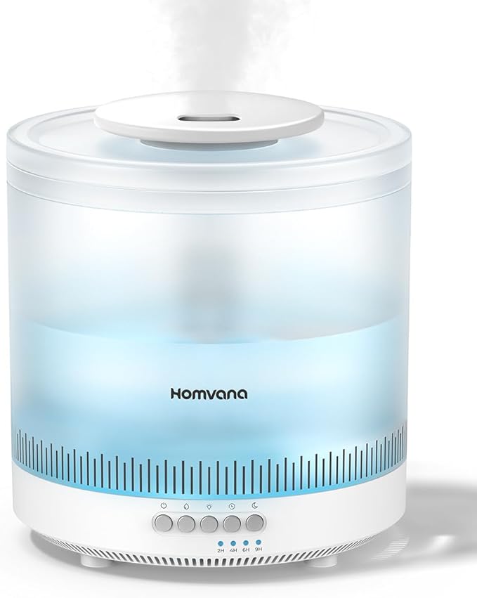 Homvana Luftbefeuchter 1,8L – Ideal für dein Schlafzimmer