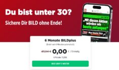 6 Monate BILDplus gratis für unter 30-Jährige