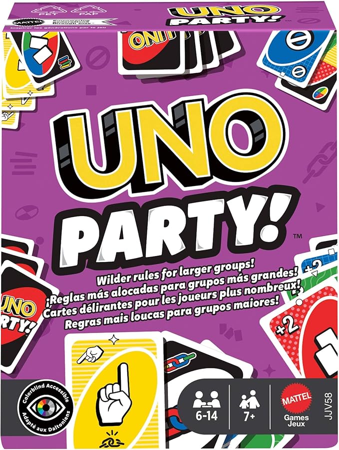 Mattel Games UNO Party Kartenspiel – Der ultimative Spaß für große Gruppen!