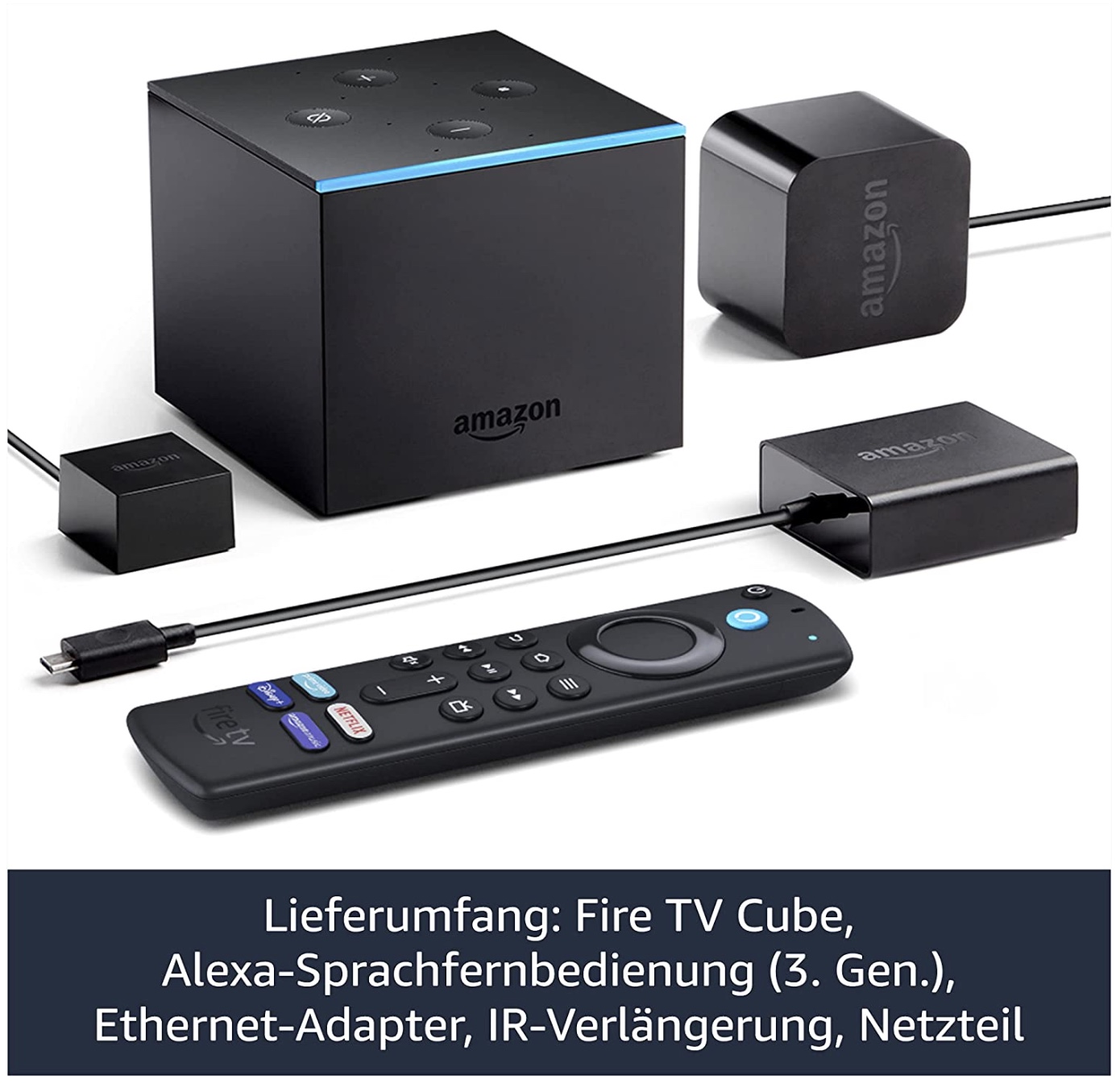 Fire TV Cube, Hands-free mit Alexa, 4K Ultra HD-Streaming-Mediaplayer 5 XUdO9mOIdt