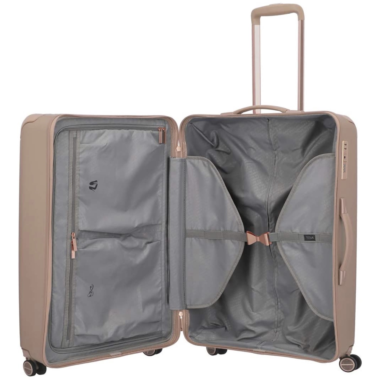 TITAN 4-Rad Koffer Hartschale Größe L mit TSA Schloss 8 cqjjKnwpLP