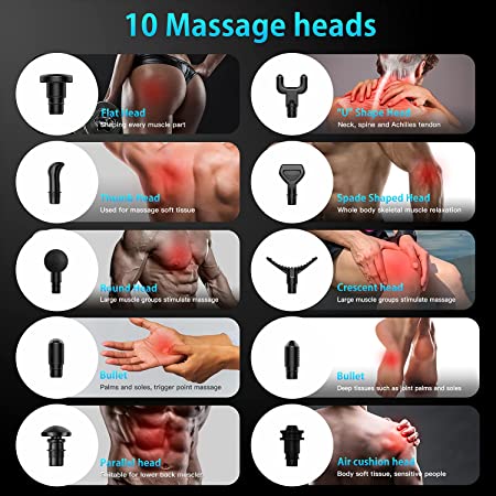 MQTDIK Massagepistole im Angebot mit Coupon für unter 30€ 5 pCwk8QI9WC