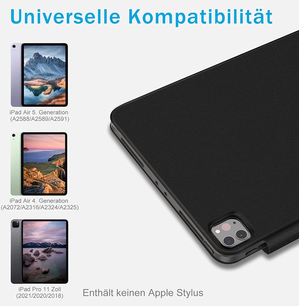 T TENDTOP Magnetische Hülle kompatibel mit iPad Pro 11 Zoll oder iPad Air der 5./4. Gen. 5 z3FBQ5QRvW