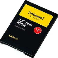 Intenso Interne 2,5 SSD SATA III High, 120 GB, 520 MB:Sekunden