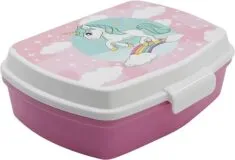 Einhorn auf Regenbogen Kinder Sandwichbox