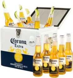 Corona Extra Coolbox- Kühltruhe mit 12 Flaschen MEHRWEG Lager Bier