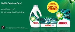 Ariel Touch of Unstoppables Gratis Testen – Hol dir dein Ariel Waschmittel!